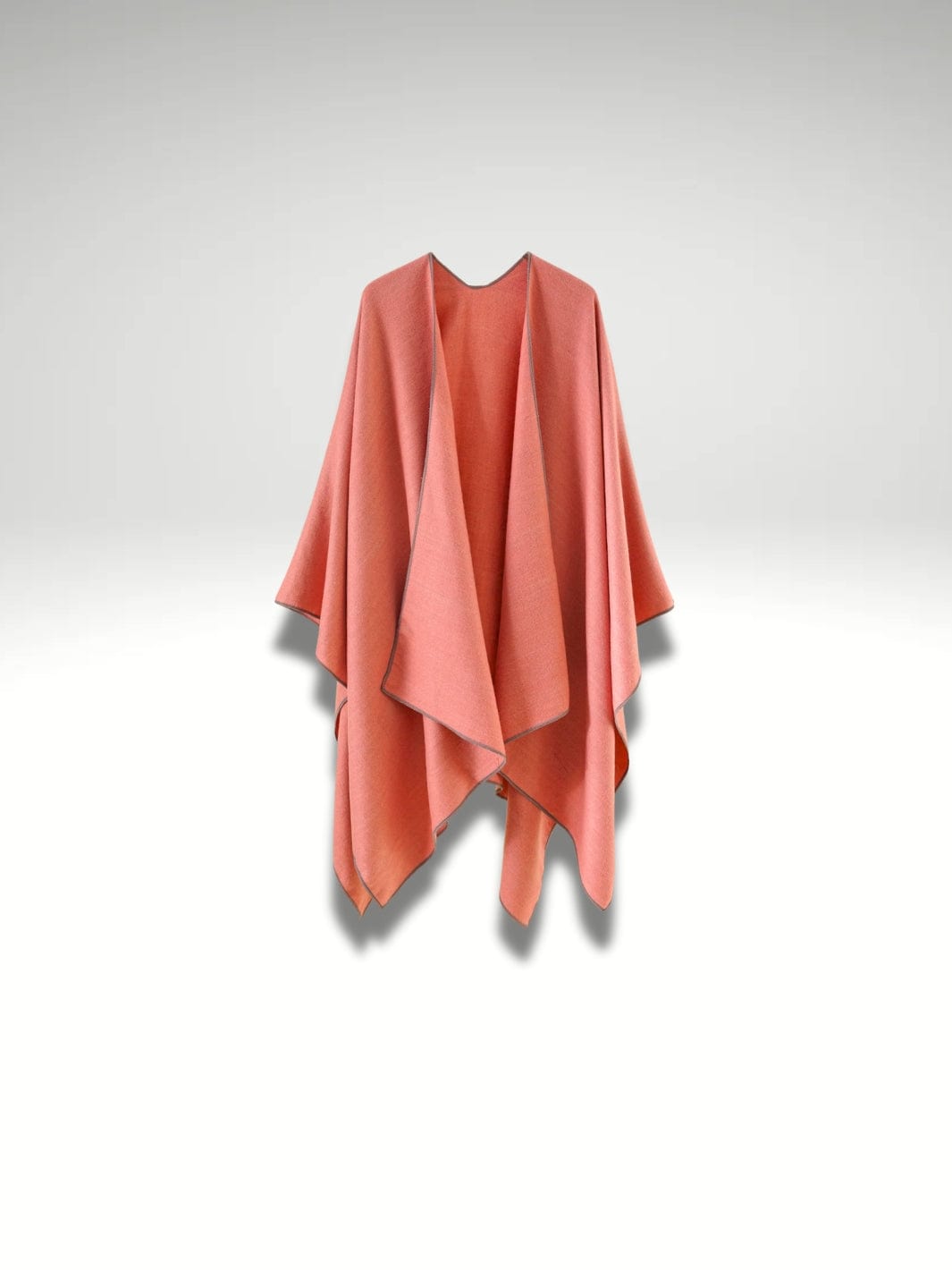 Poncho Plaid femme rose