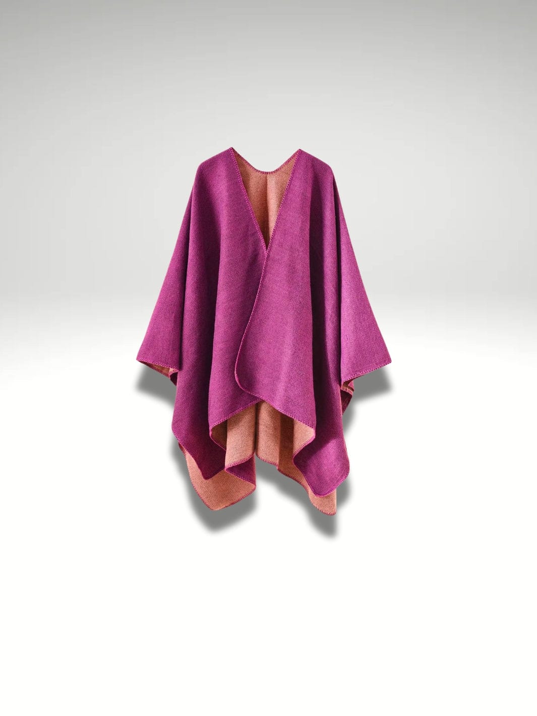 Poncho ouvert femme