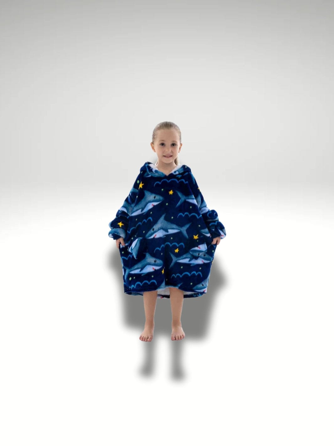 Sweat plaid enfant garcon | requin Requin bleu marine / Bébé