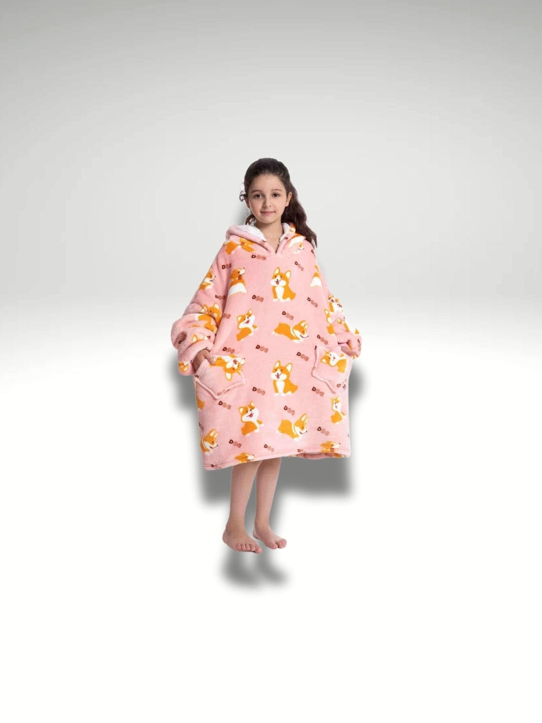 Sweat plaid enfant rose | chien mignon Chien mignon / Enfant