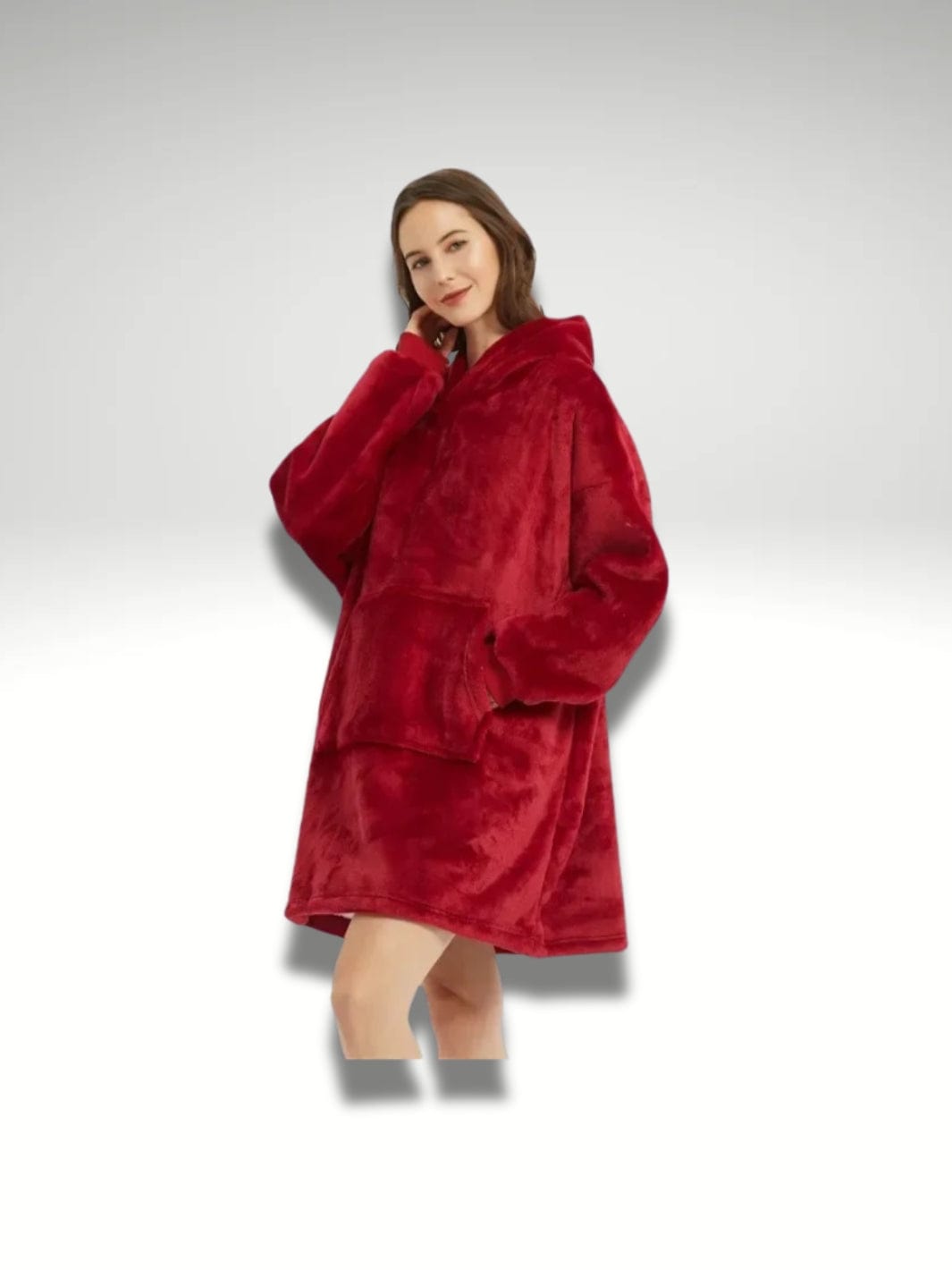 Sweat plaid femme rouge Rouge / Taille unique