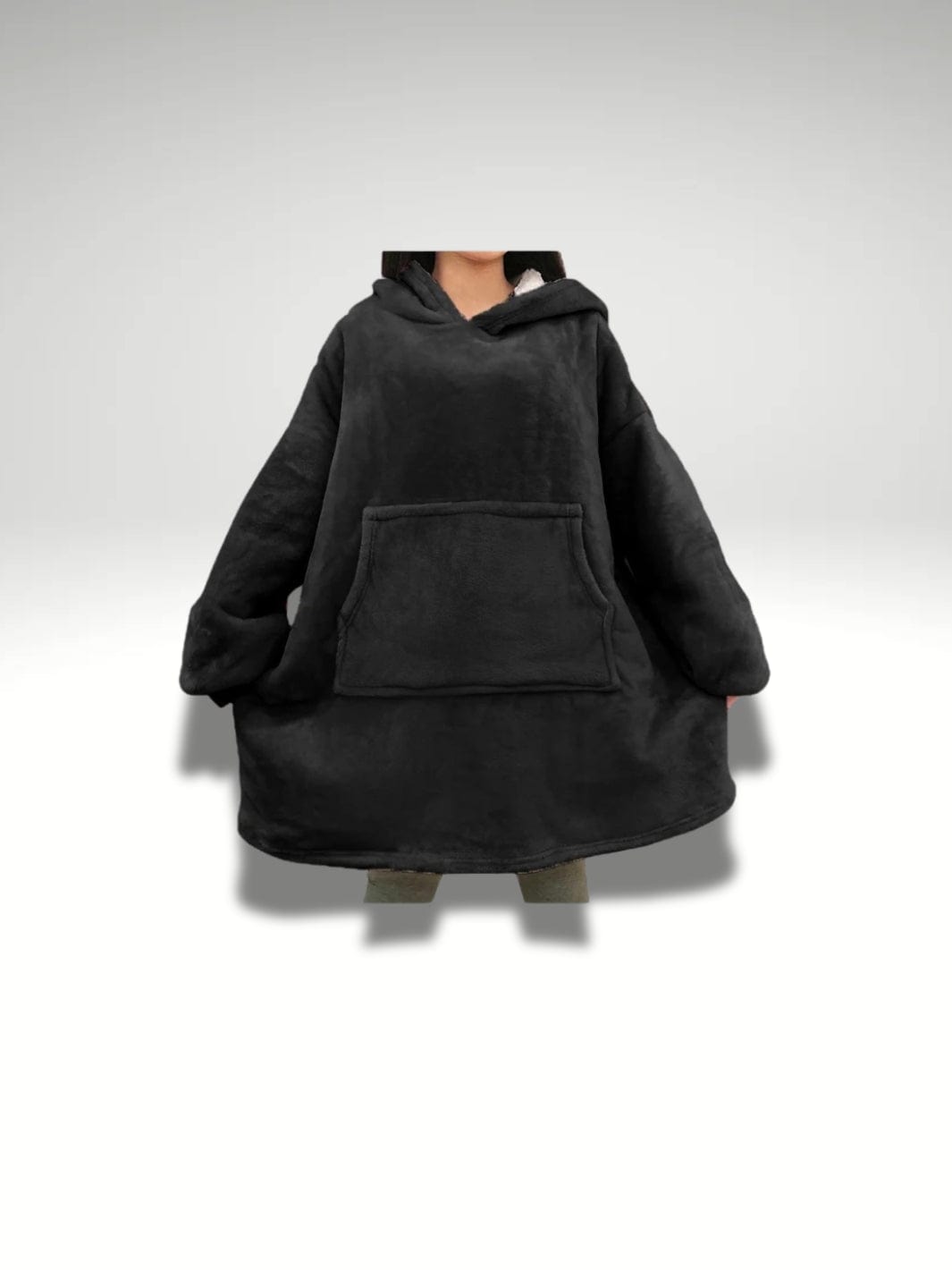 Sweat plaid Noir Noir