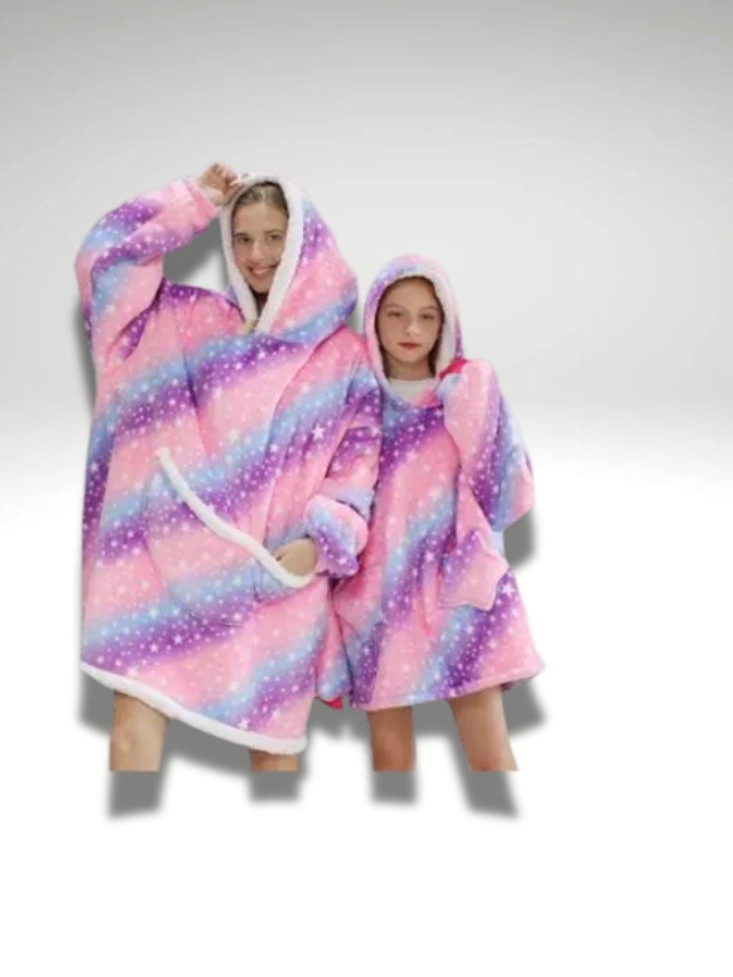 Sweat plaid rose fluo