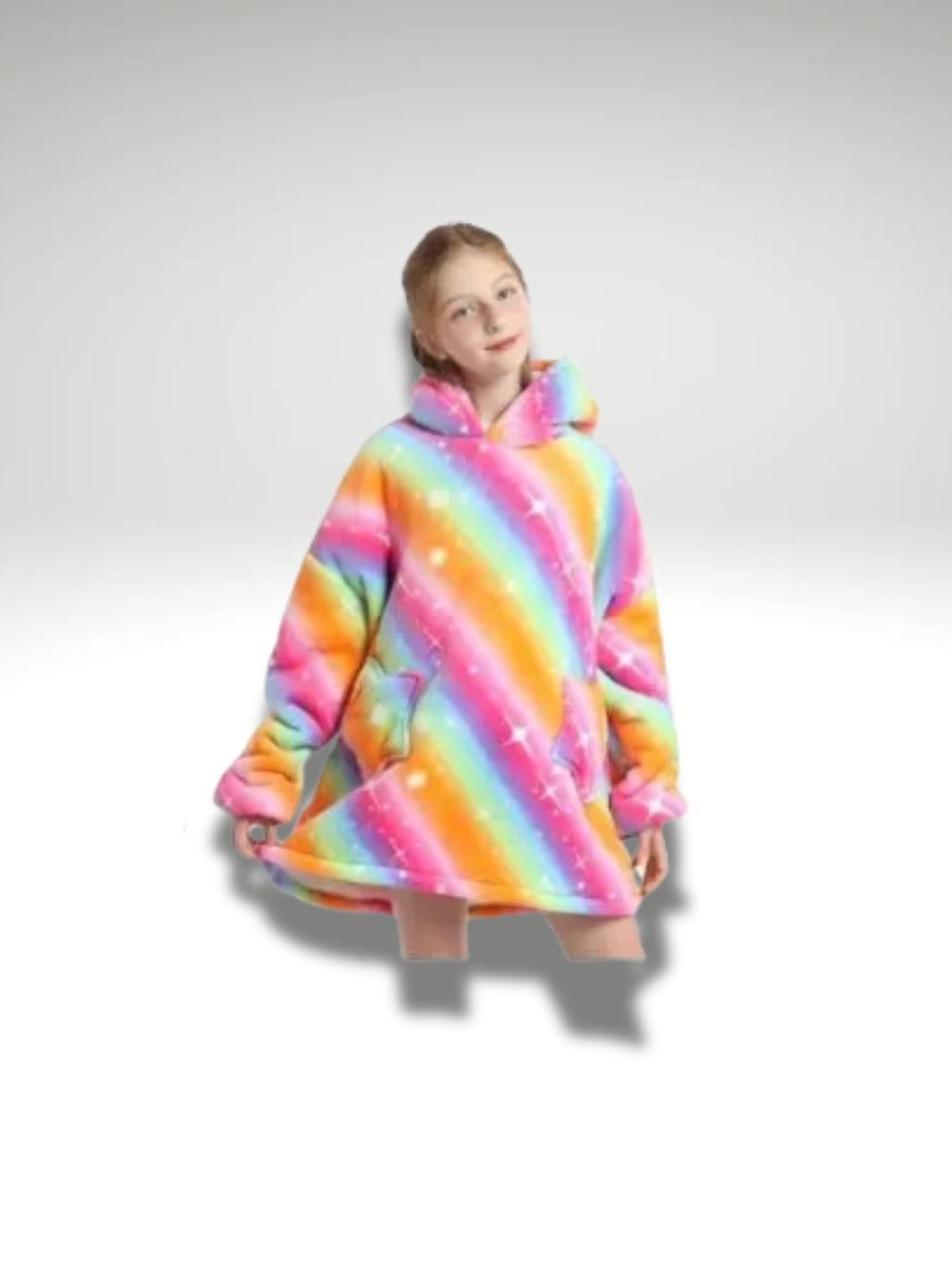 Sweat plaid super nana Super nana orange / Enfant