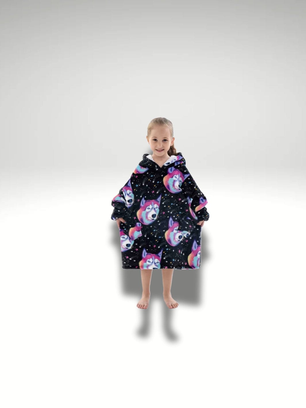 Sweat plaide enfant | loup Loup / Bébé