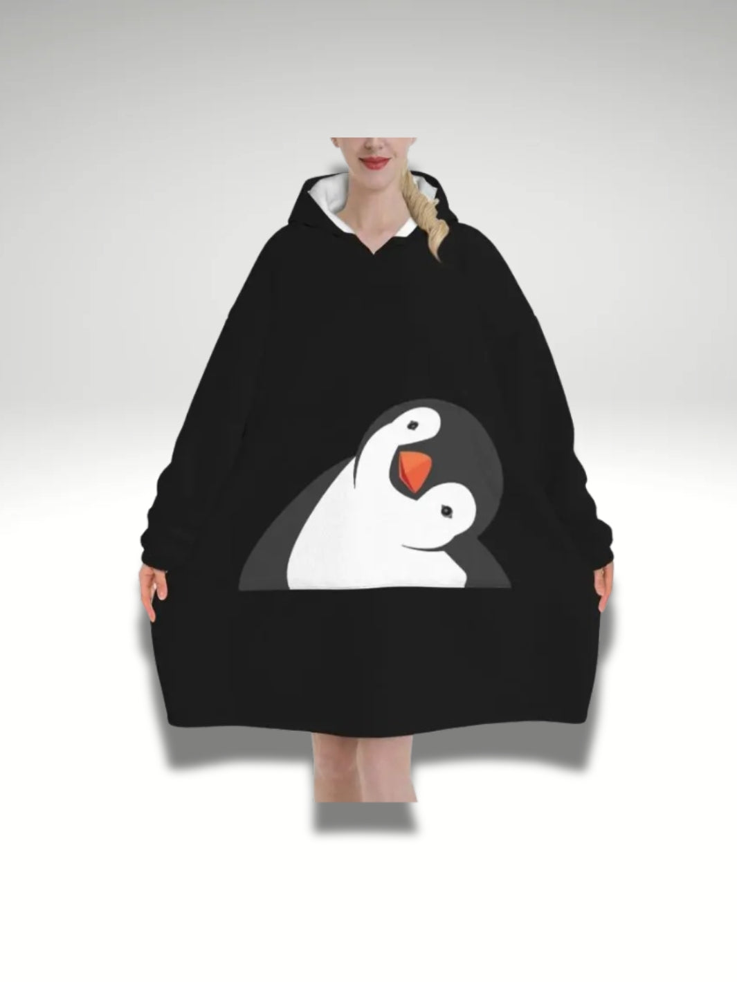 sweat plaid pingouin