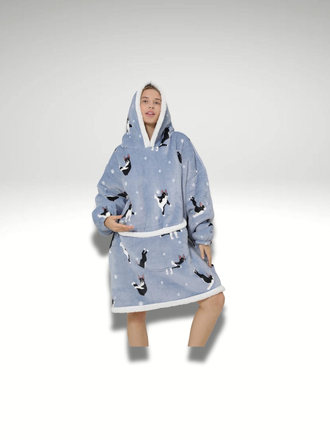 Sweatshirt plaid | chien joyeux Chien joyeux