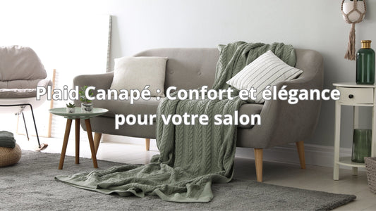 Plaid Canapé : Confort et élégance pour votre salon