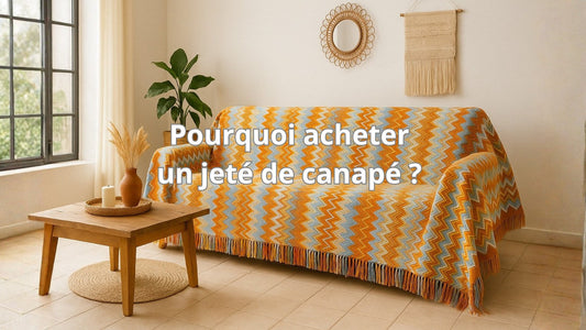 Pourquoi acheter un jeté de canapé ?