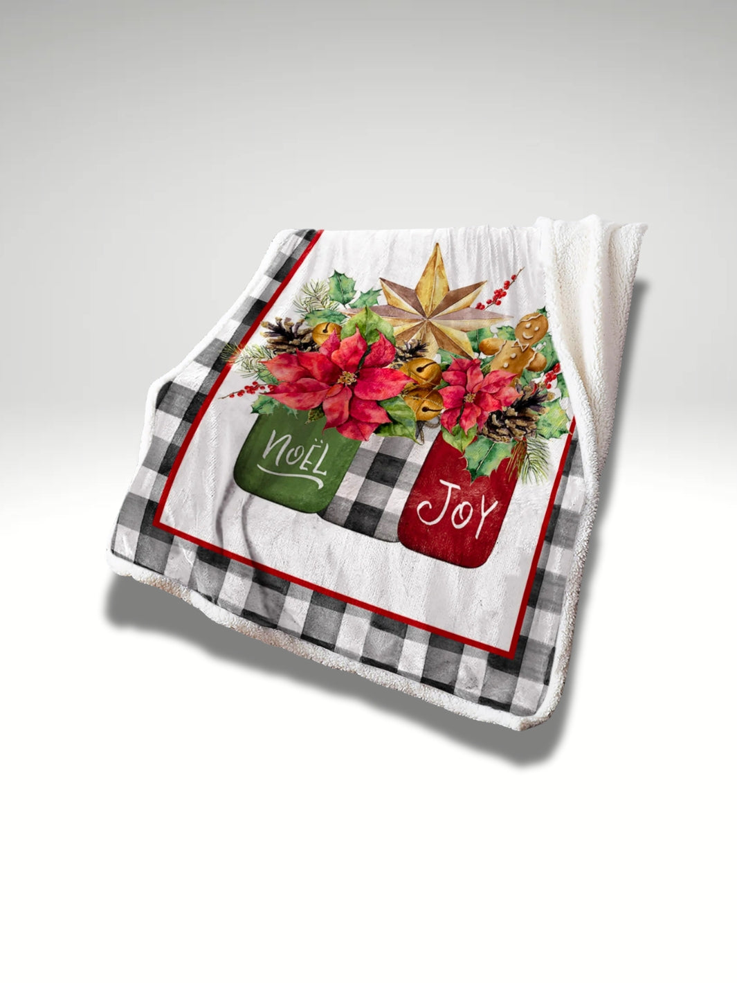 Plaid Poinsettia