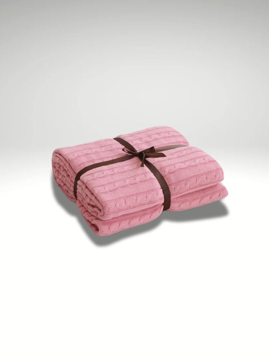 plaid coton rose