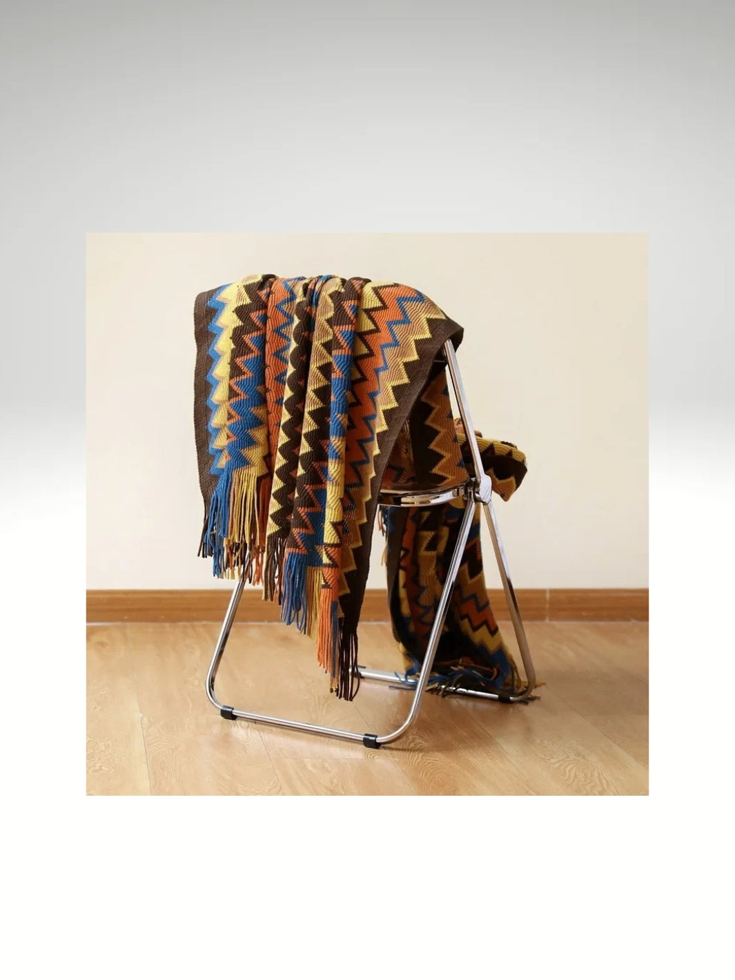 plaid façon tricot