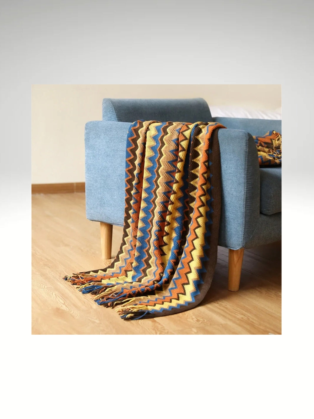 plaid façon tricot