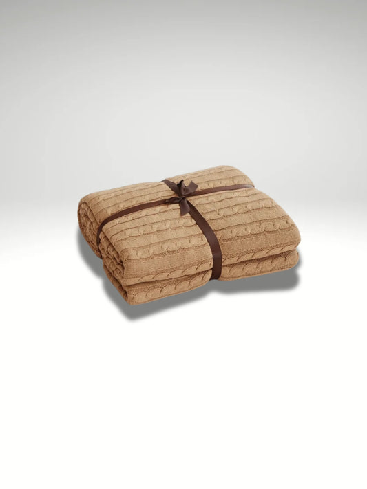 plaid coton caramel