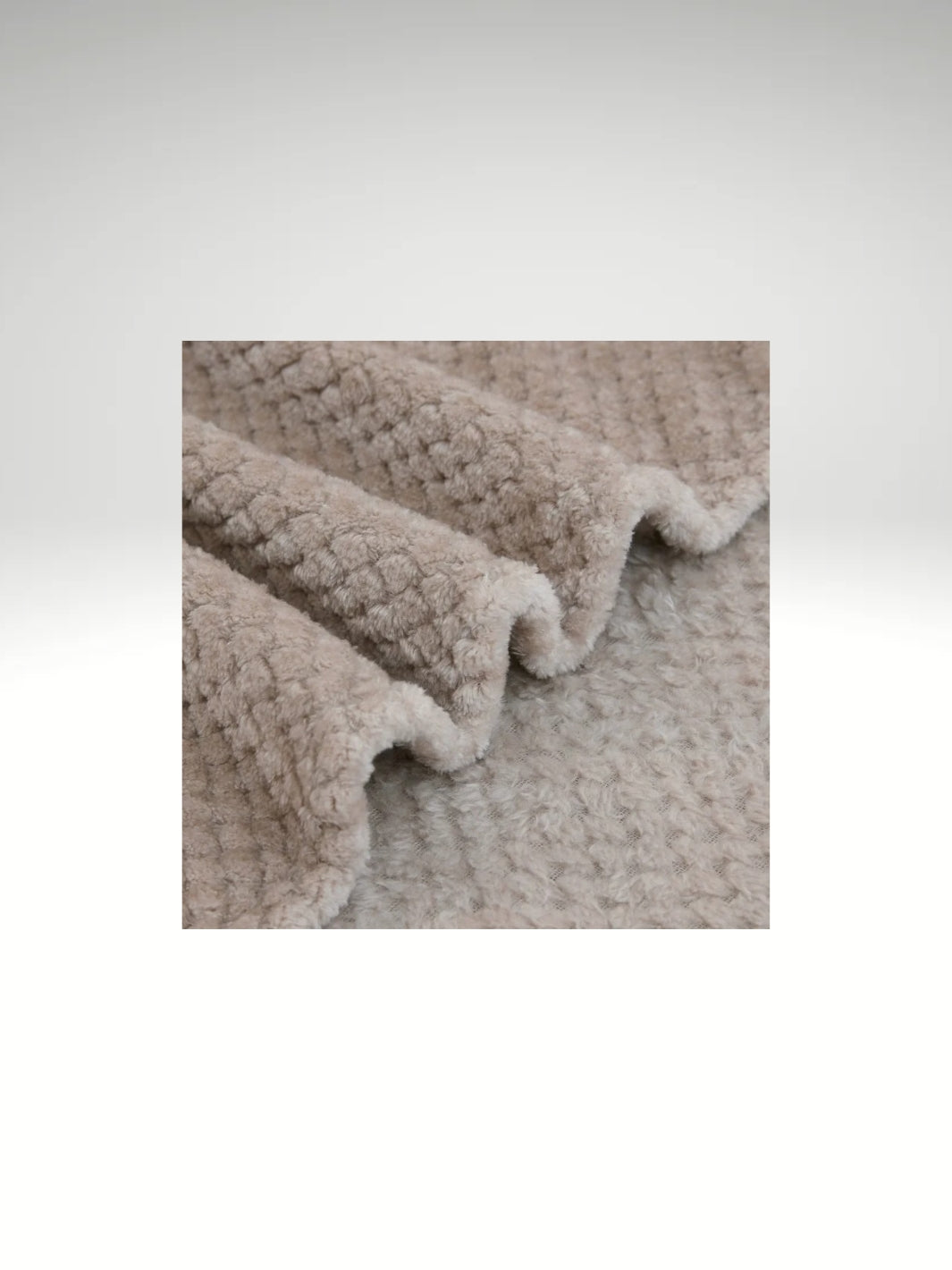 Couverture bebe beige