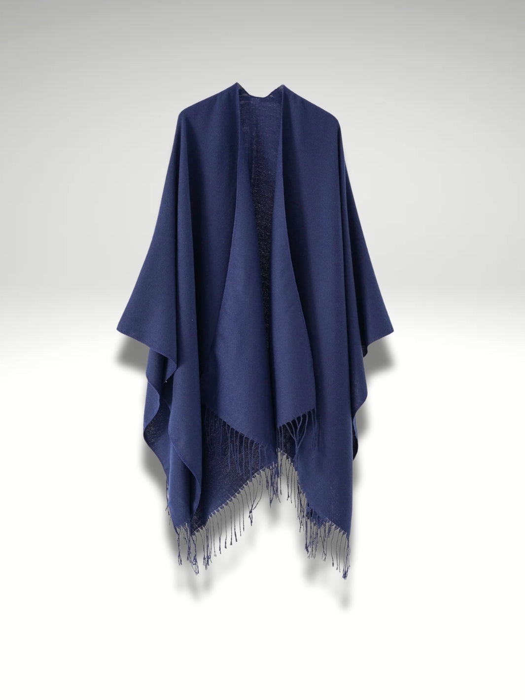 plaid poncho femme​
