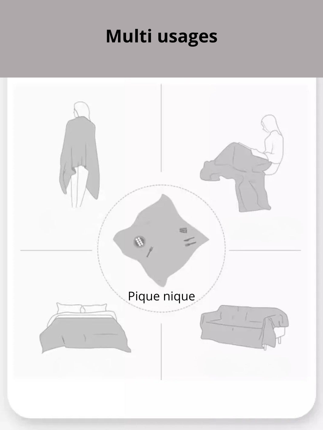 jeté de canapé scandinave
