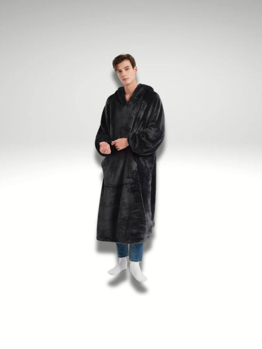 sweat plaid homme noir