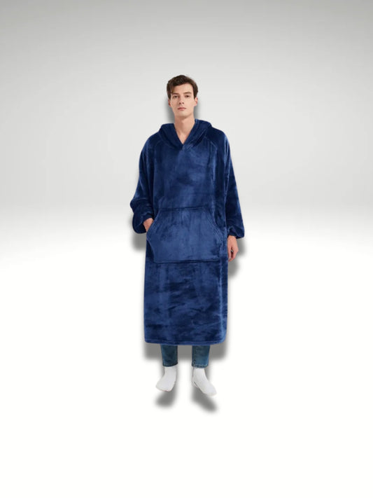 sweat plaid homme bleu