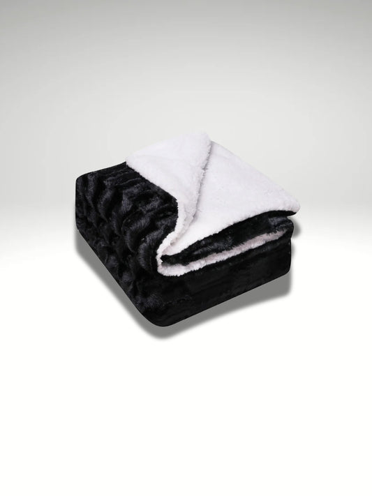 plaid polaire de luxe