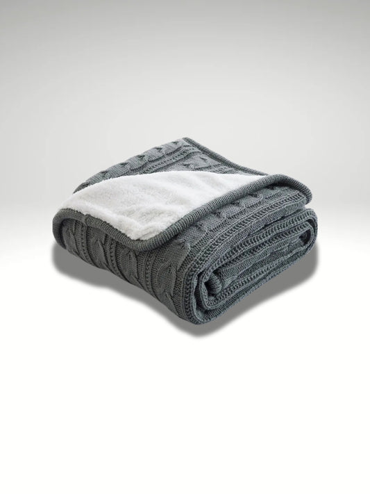 plaid fauteuil gris