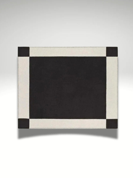 Plaid noir et blanc