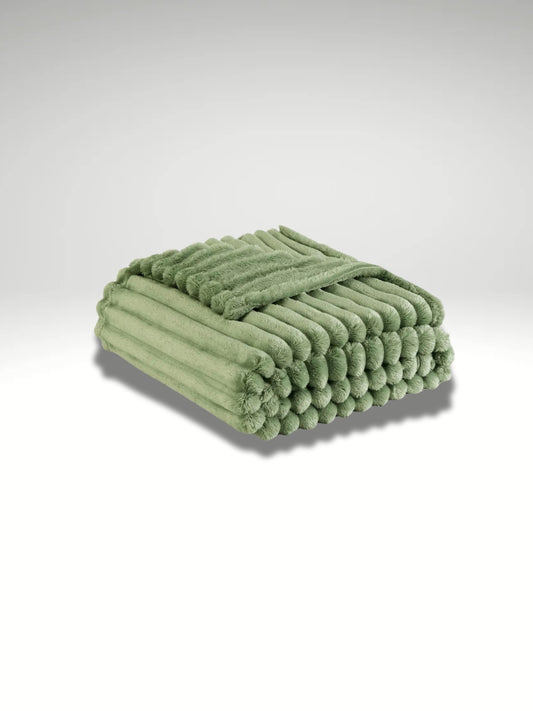 plaid velours cotelé vert