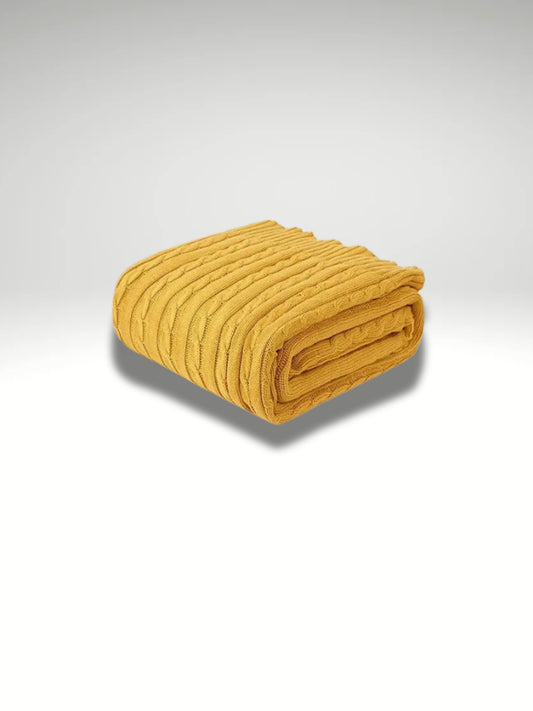 plaid coton couvre-lit