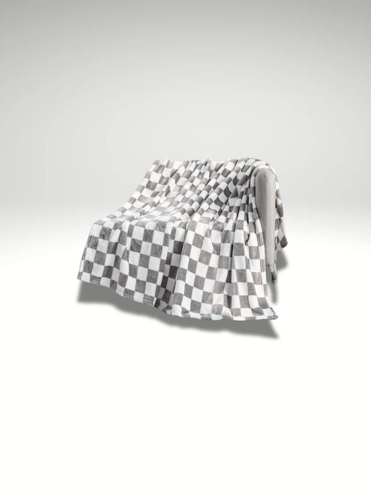 plaid grande taille gris