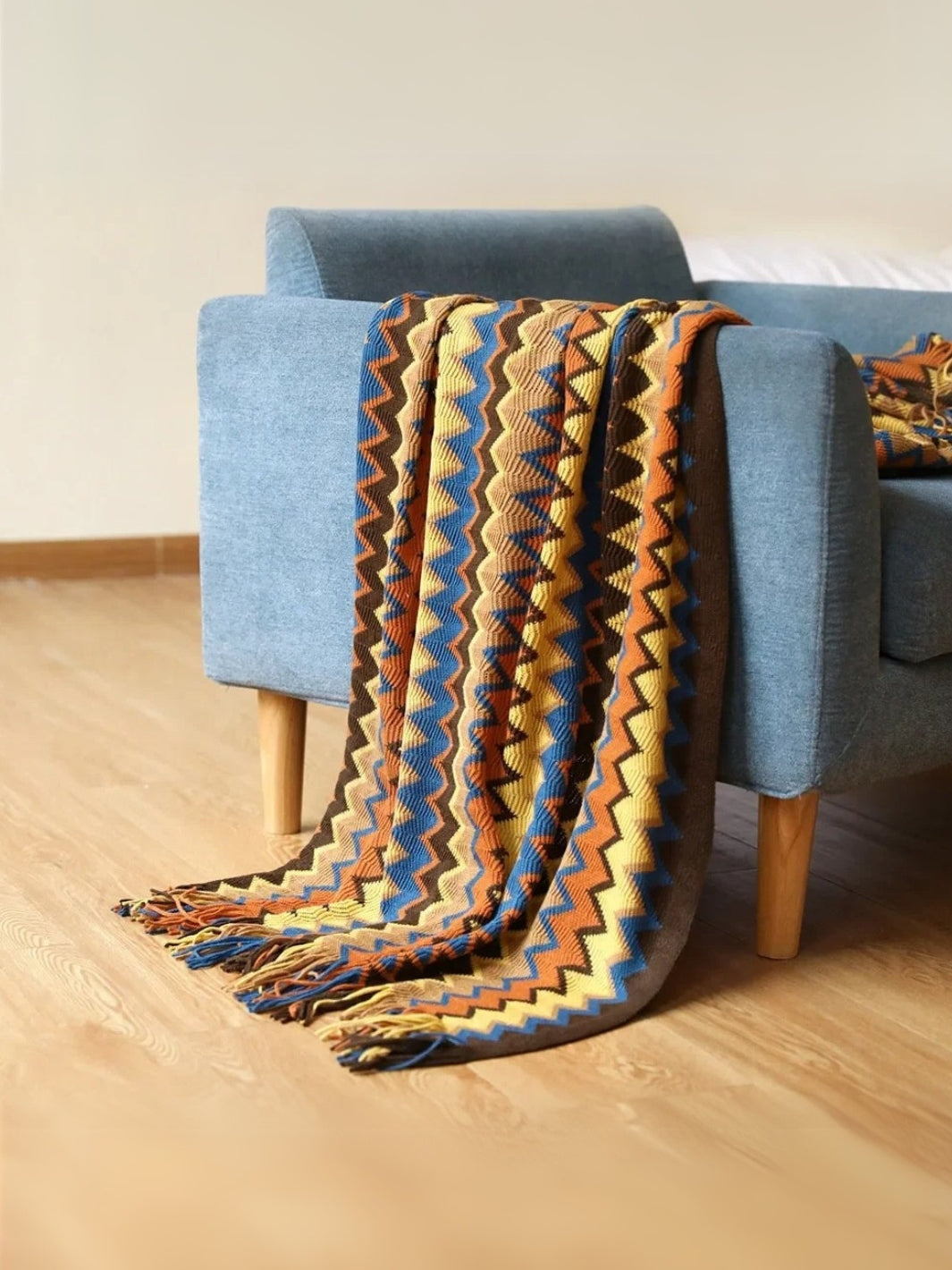 plaid façon tricot