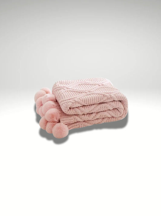 Modele de plaid en tricot