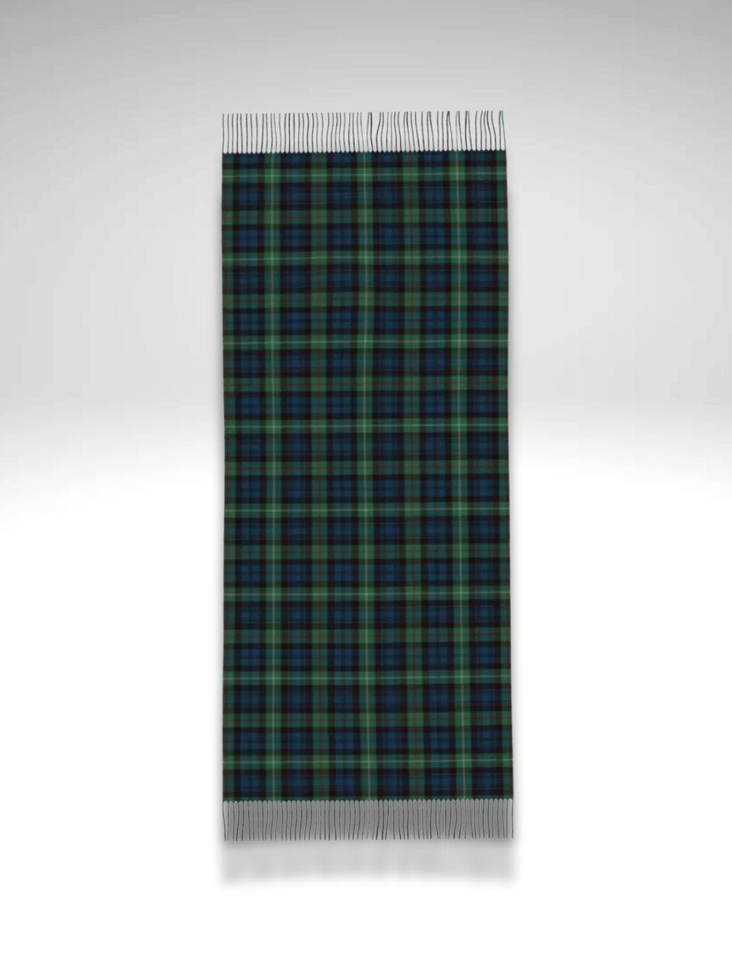 Echarpe plaid femme Bleu et vert / Taille unique