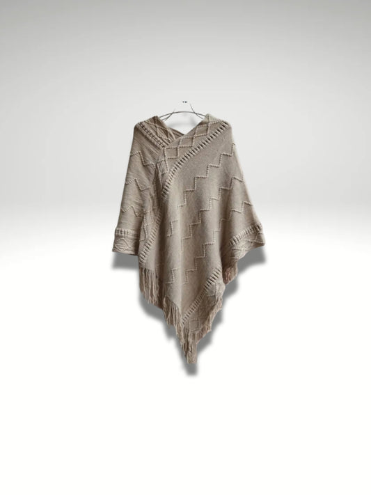 Poncho Plaid adulte