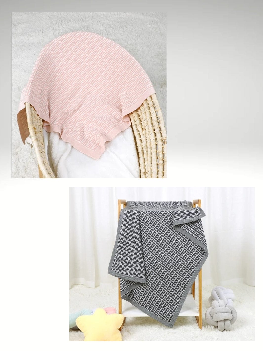 Plaid bebe chaud | noir