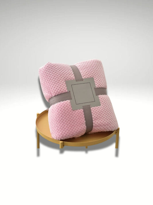 Plaid bebe fille rose Rose / 70x100cm