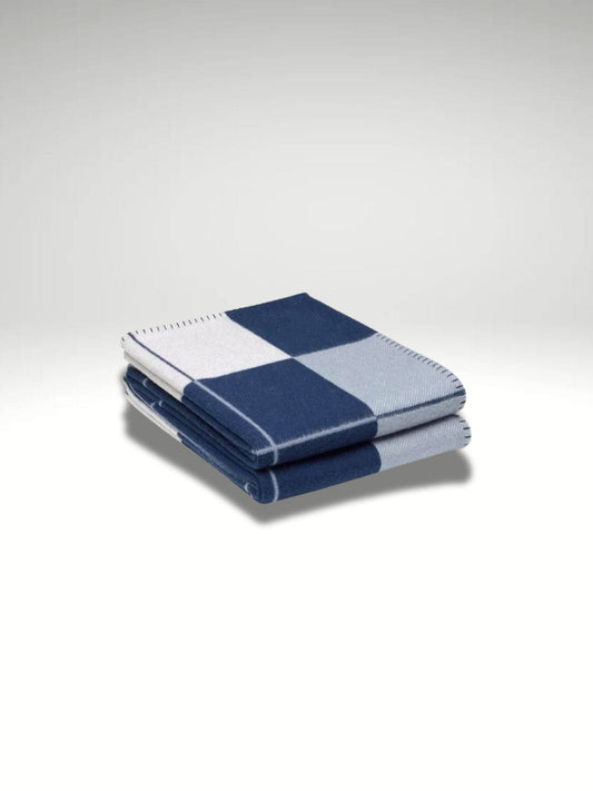 Plaid Cachemire canapé | Bleu marine Bleu Marine