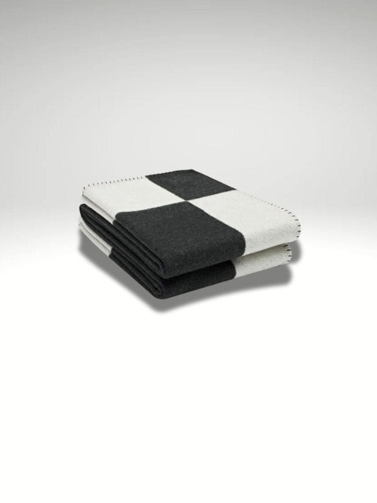 Plaid Cachemire | Noir Noir