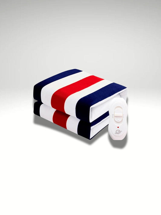 Plaid chauffant | Tri couleurs 120x150 120x150cm