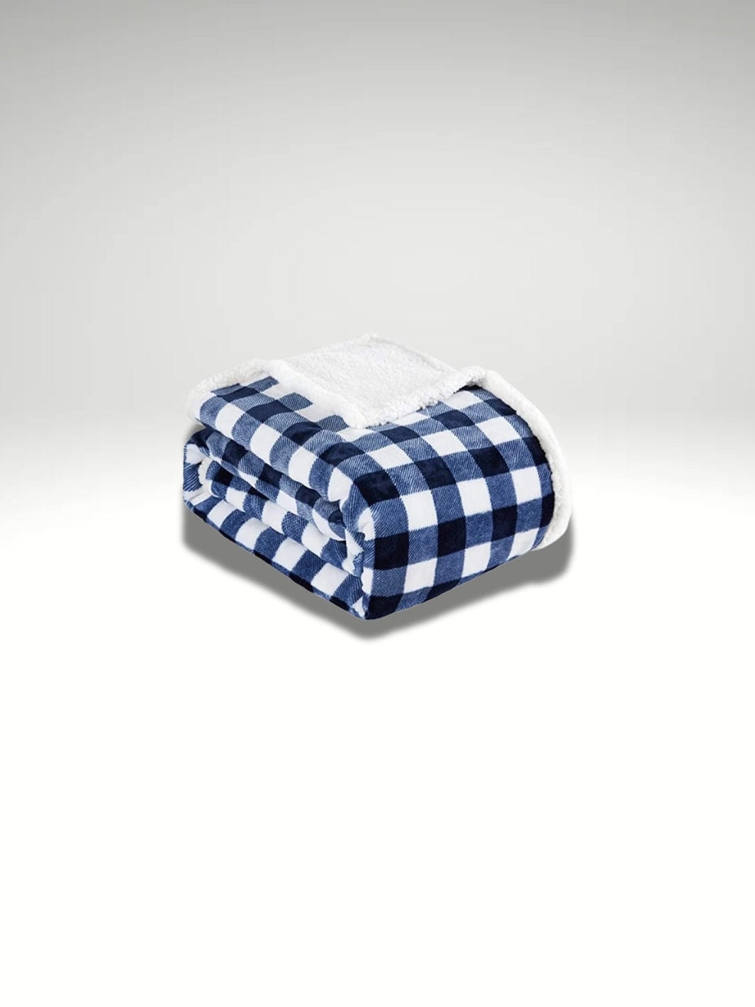 Plaid ecossais bleu Bleu / 127x152 cm