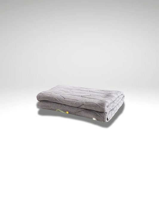 Plaid gris canapé Gris / 120x180cm