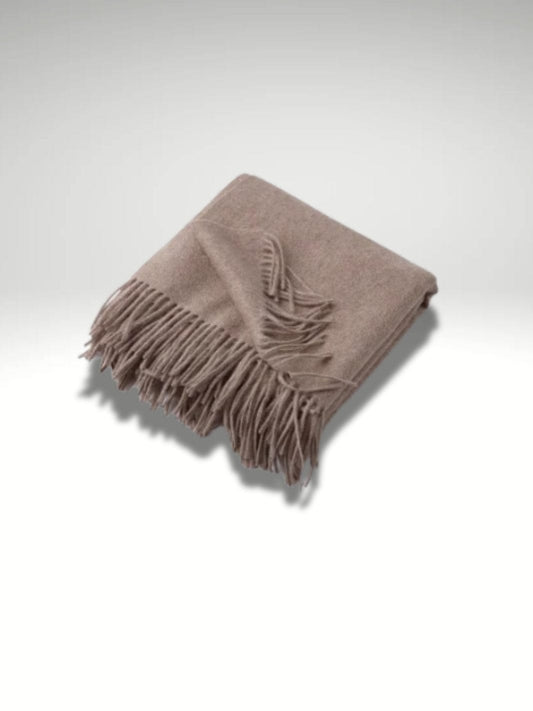 plaid laine polaire canapé