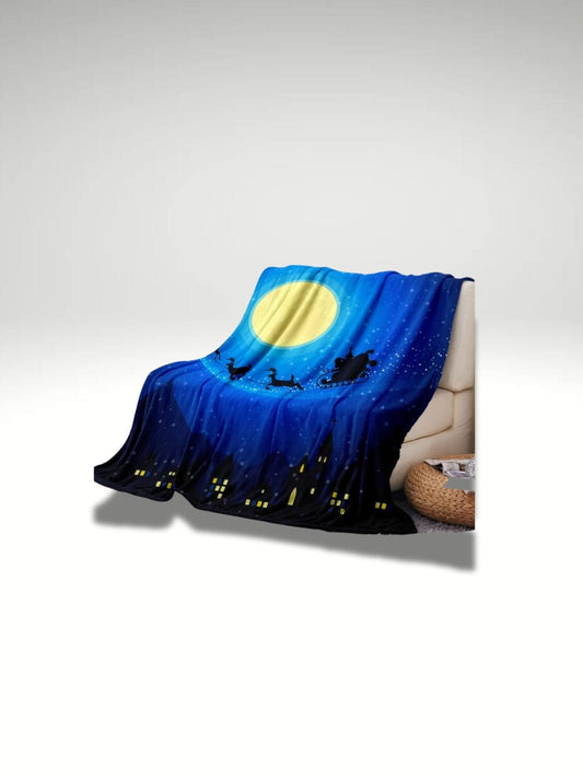 Plaid noel bleu nuit | Model 13 Model-13 / 150x200cm