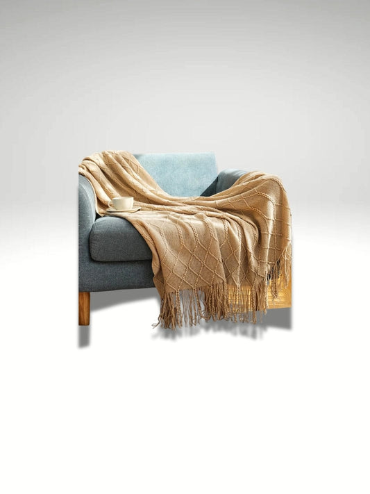 Plaid tricot beige | intense