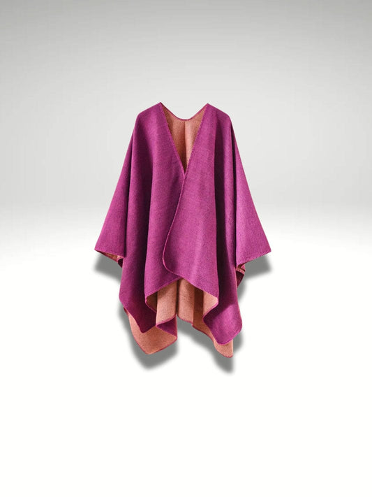 Poncho ouvert femme