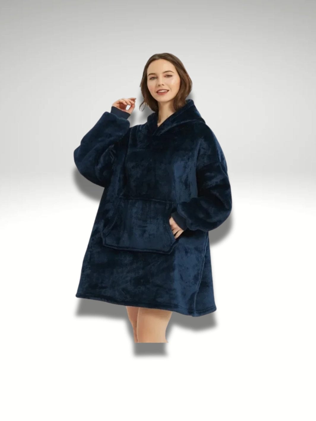Pull sweat plaid Bleu / Taille unique
