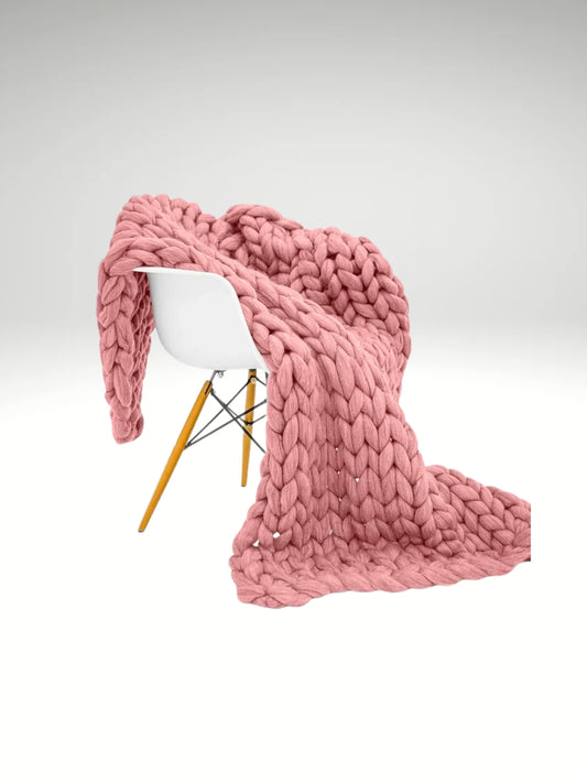 plaid arlequin au tricot