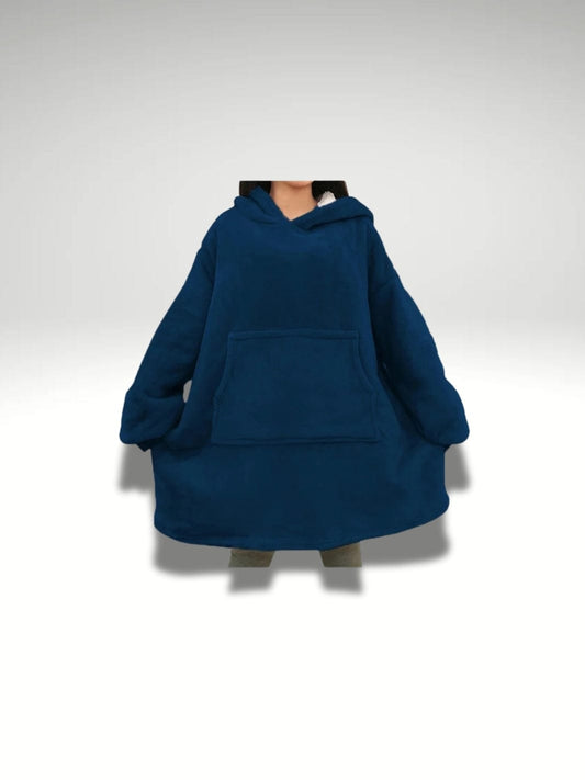 Sweat plaid femme bleu Bleu marine