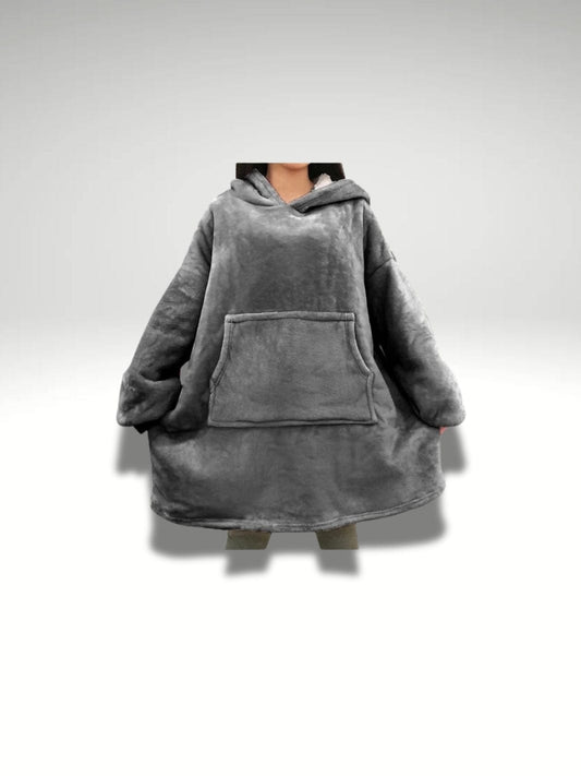 Sweat plaid sherpa femme