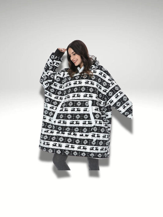 sweat plaid xxl femme