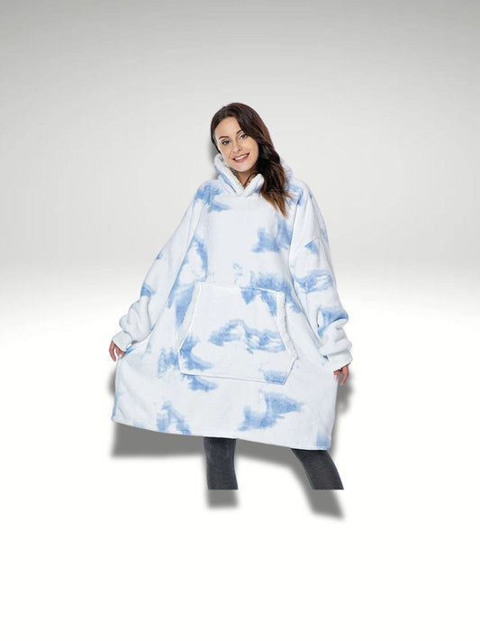 Sweat plaid nuage Nuage